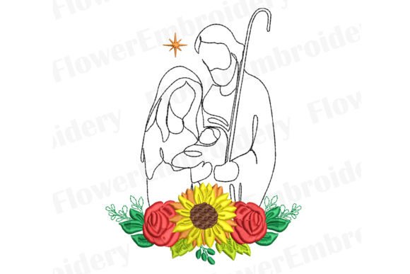 A Boutique Apparel Designer's Review of the Jesus Baby Christmas Embroidery