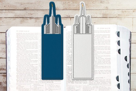 A Designer's Look at the Portland Oregon Temple Bookmark