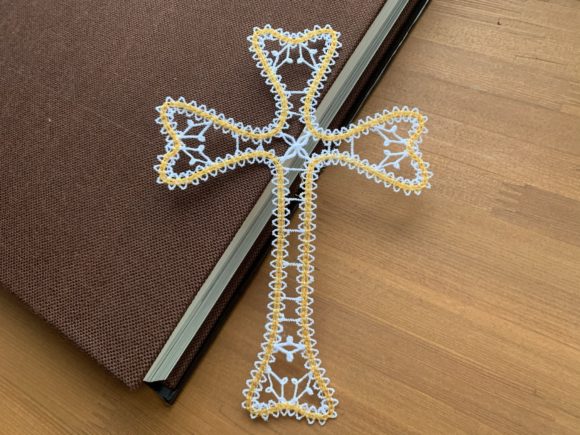 A Designer's Review: The Christian Cross Free-Standing Lace Embroidery Design