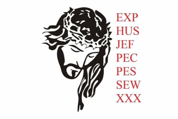 A Gentle Embroidery of Jesus Christ for Meaningful Gifts