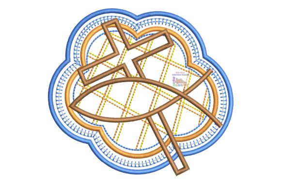 A Practical Look at the Cross and Fish Christian Embroidery Design