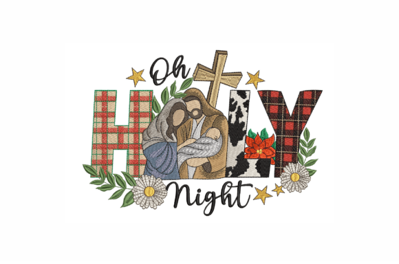 A Real-Project Review of Oh Holy Nignt Embroidery
