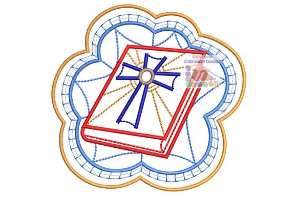 Christian Cross & Bible Embroidery Design Review