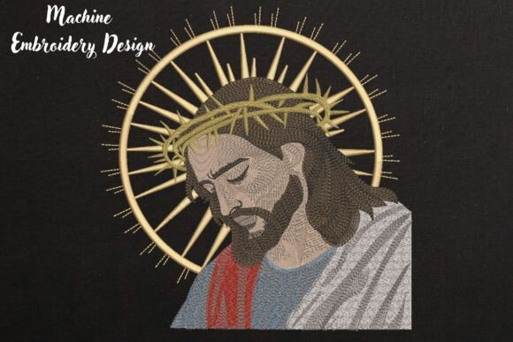 Jesus Christ Embroidery for Church & Business Merch