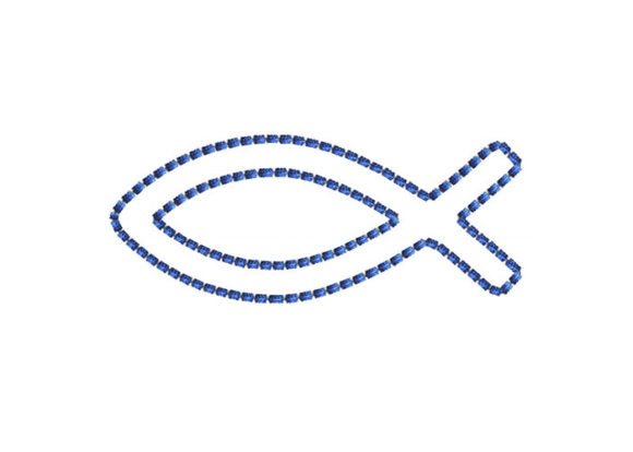 Jesus Fish Bean Stitch Oval: A Designer's Seasonal Review