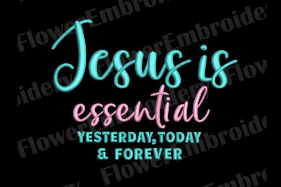 Jesus is Essential: A Faithful Embroidery Design Review